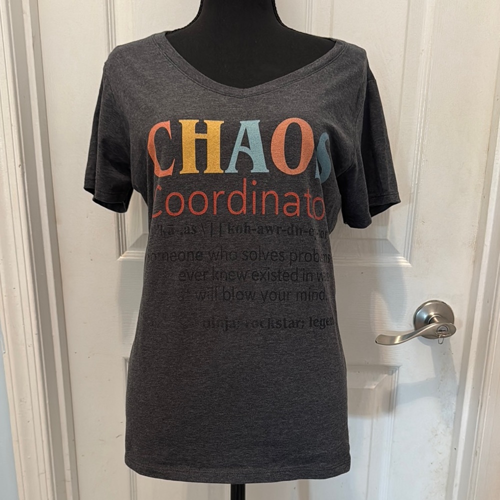 Port and Company Gray Chaos Coordinator Tee